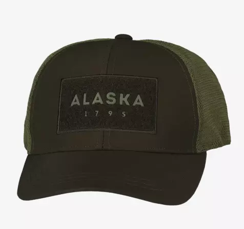 Alaska Trucker cap Brown/Olive, Caps - Image 2