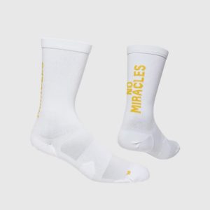 SAYSKY, Statement Combat High Socks, White/Yellow, Sokker
