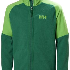 Helly Hansen, Jr Daybreaker 2.0 Jacket, Malachite, Fleece