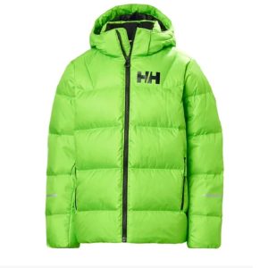 Helly Hansen, Jr Isfjord Down Jacket 2.0, Parakeet Green, Dunjakke