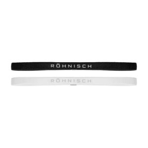 Röhnisch, 2-Pack Sport Headband, Black/White, Hårbånd