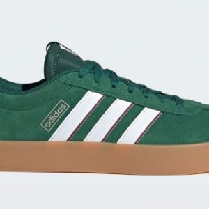 Adidas, Vl Court 3.0, Drkgrn/Ftwwht/Cburgu, Sko