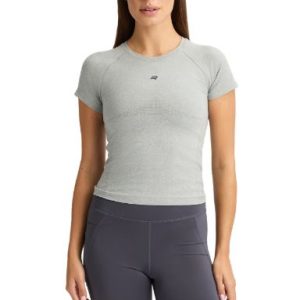 Röhnisch, Seamless Flex Tee, Grey Melange, T-skjorte