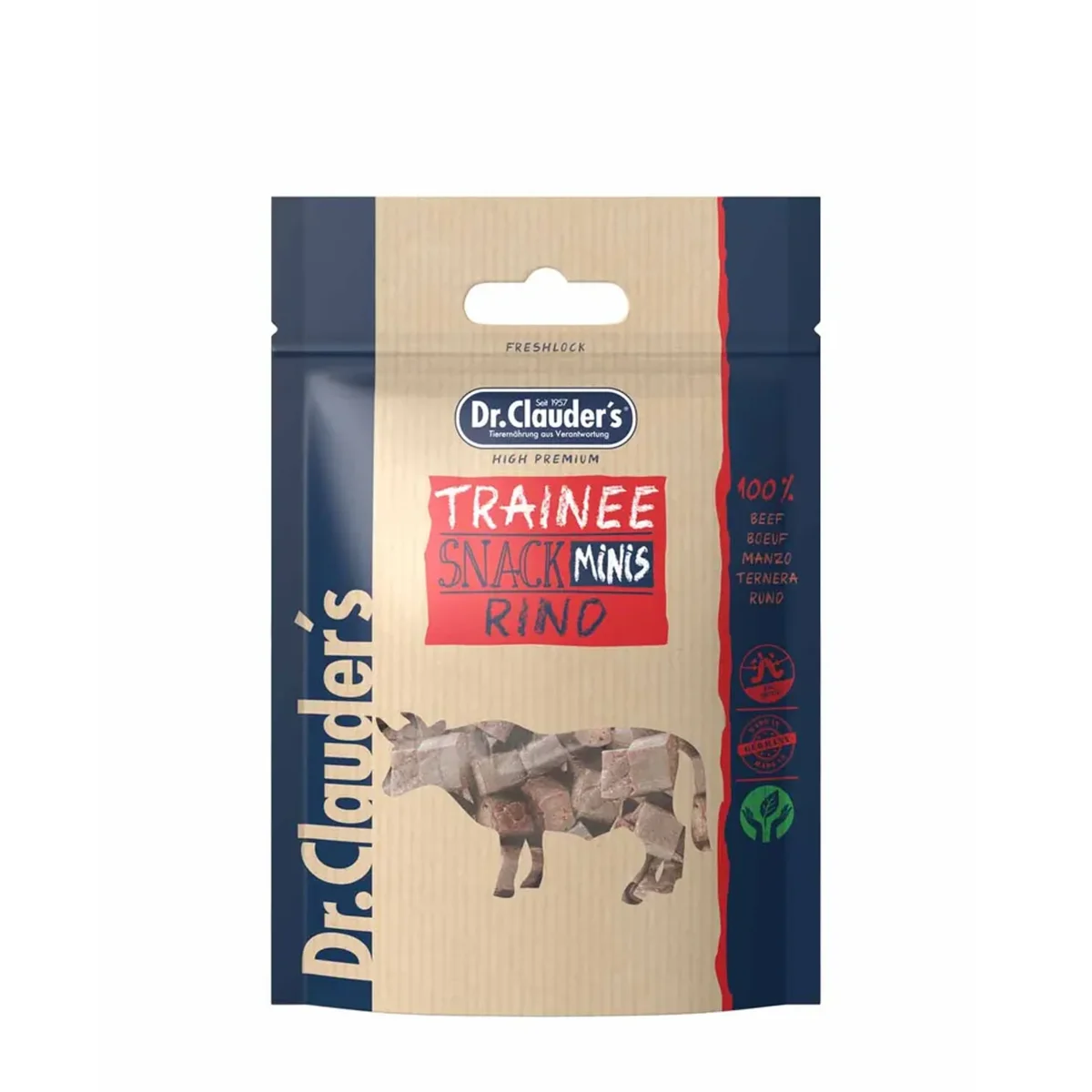 Dr.Clauders Trainee Dog Snack Mini Beef 50g - Image 2