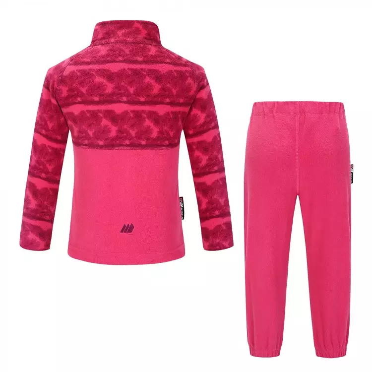 Skogstad, Fongen Microfleece Sett, Pink Peacock - Image 3