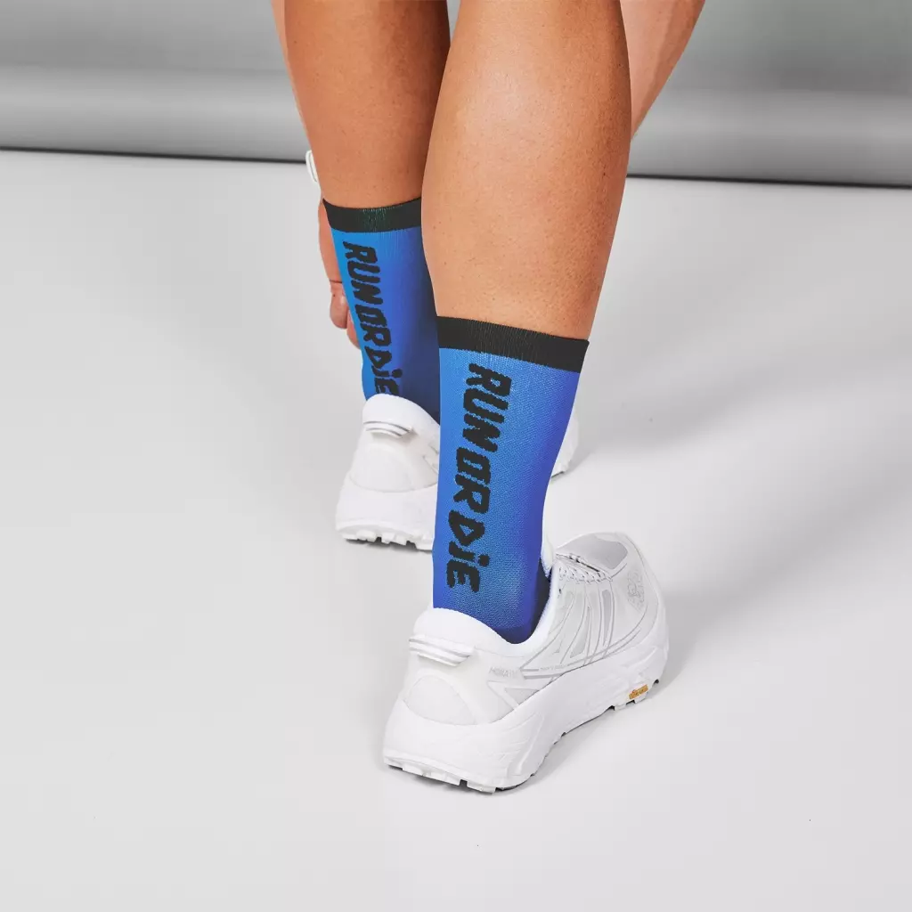 SAYSKY, Statement High Combat Socks, Blue, Sokker - Image 3